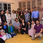 Heritage building on historical Club Road in Karachi hosting the documentary screening of Crones